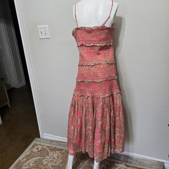 Hemant & Nandita Roop Pink Maxi Dress Size XL - Picture 6 of 14